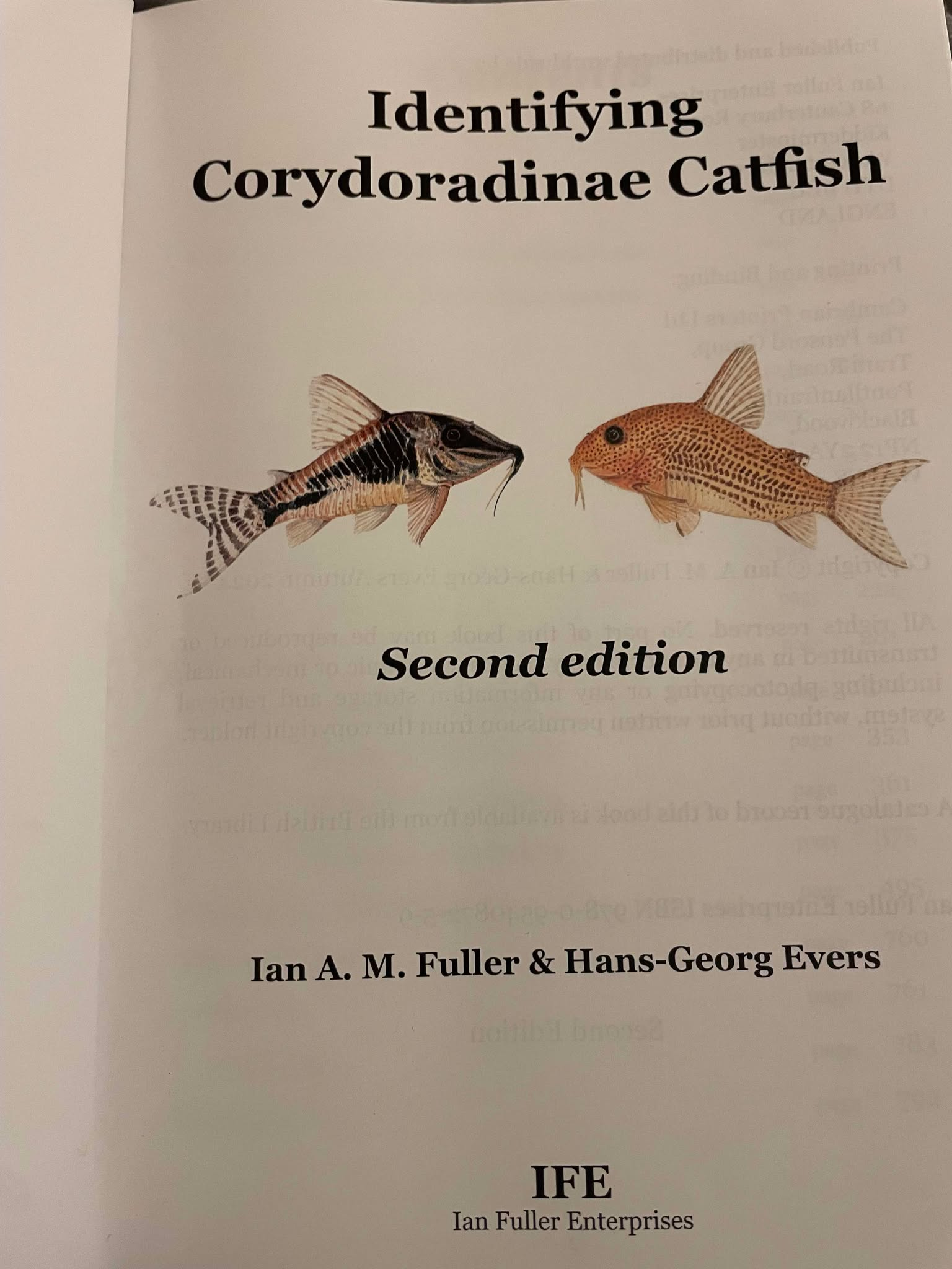 A Review: Identifying Corydoradinae Catfish by Ian Fuller and Hans ...